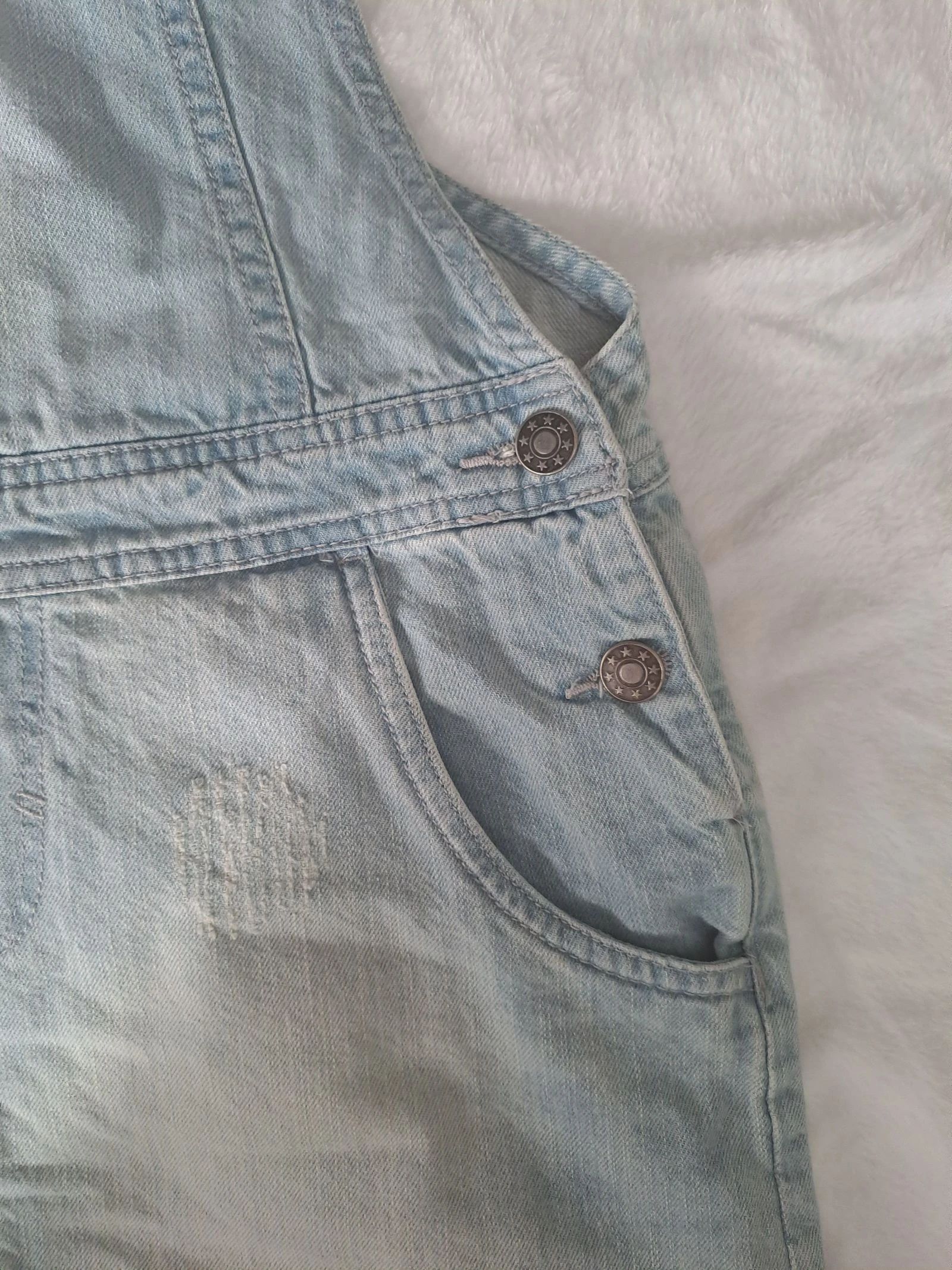 Lichte denim jasje | Maat 34 – photo 4